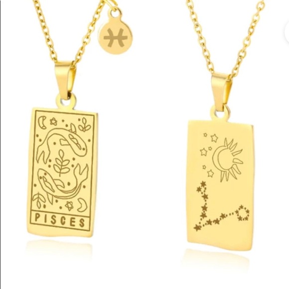 18k gold VIRGO ♍️ zodiac sign necklace - Picture 14 of 15